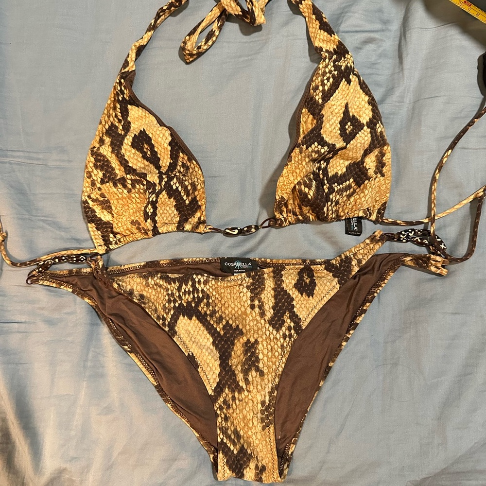 Cosabella Snake Print Bikini